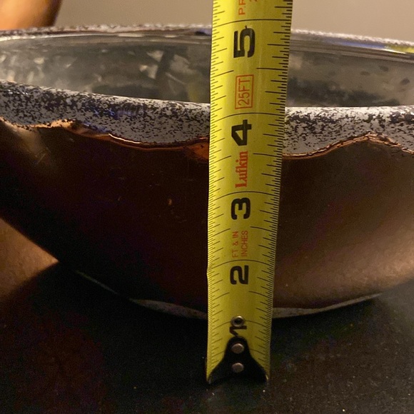 Bronze ceramic vases planters set of 2 - Picture 7 of 13